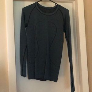 Navy Blue Long Sleeve Lululemon Top